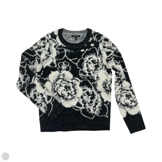 Sweater By Liverpool In Black & White, Size: Xs