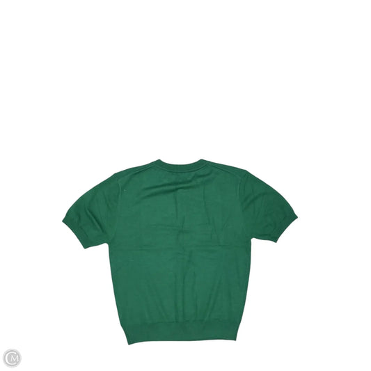 Sweater Short Sleeve By Cme In Green, Size: M