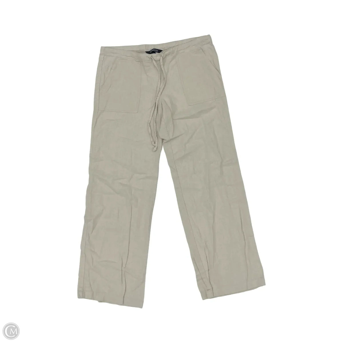 Pants Linen By Chadwicks In Tan, Size: S