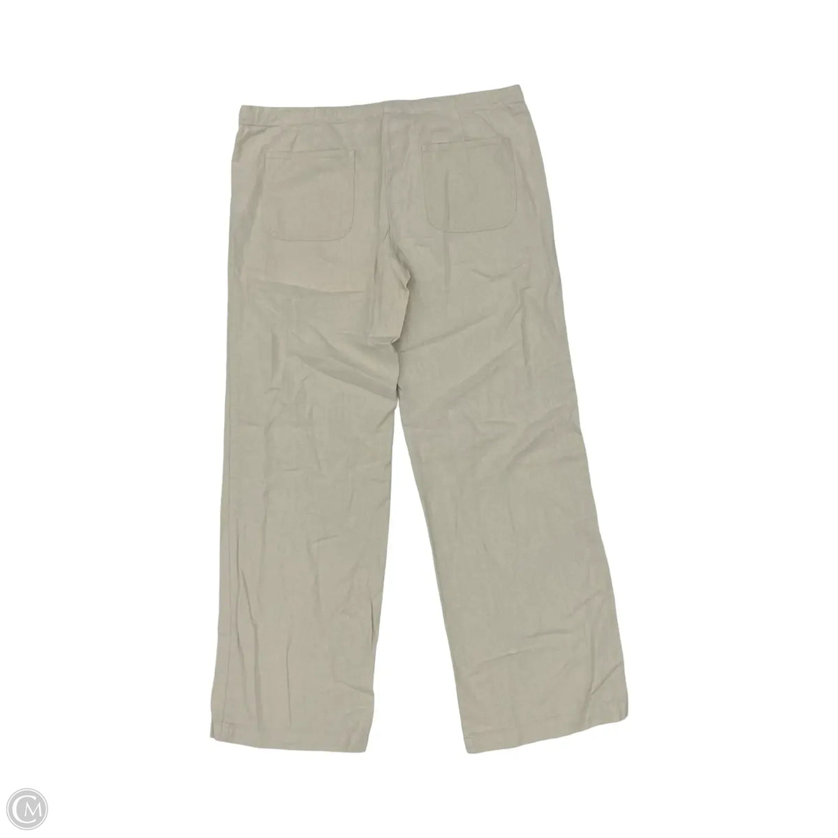 Pants Linen By Chadwicks In Tan, Size: S
