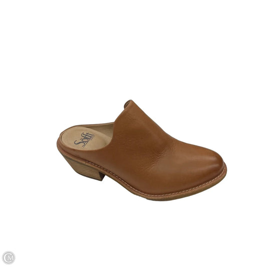 Shoes Heels Block By Sofft In Brown, Size: 6