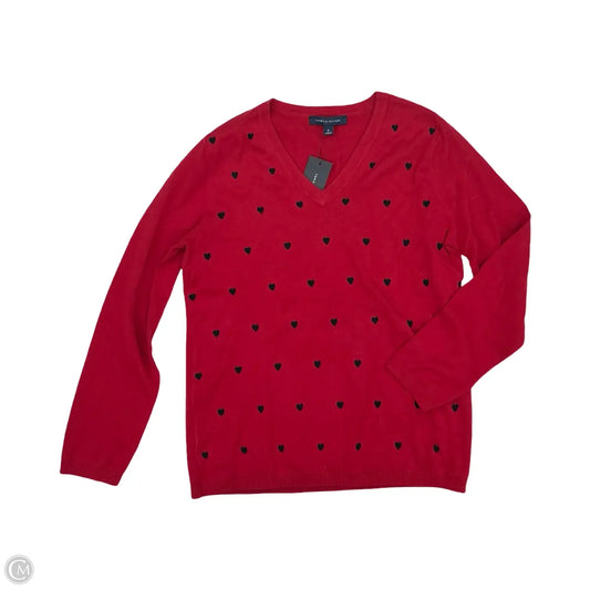 Sweater By Tommy Hilfiger In Red, Size: M