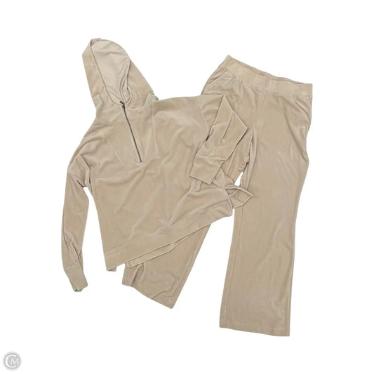 Lounge Set Pants By Cable And Gauge In Tan, Size: L