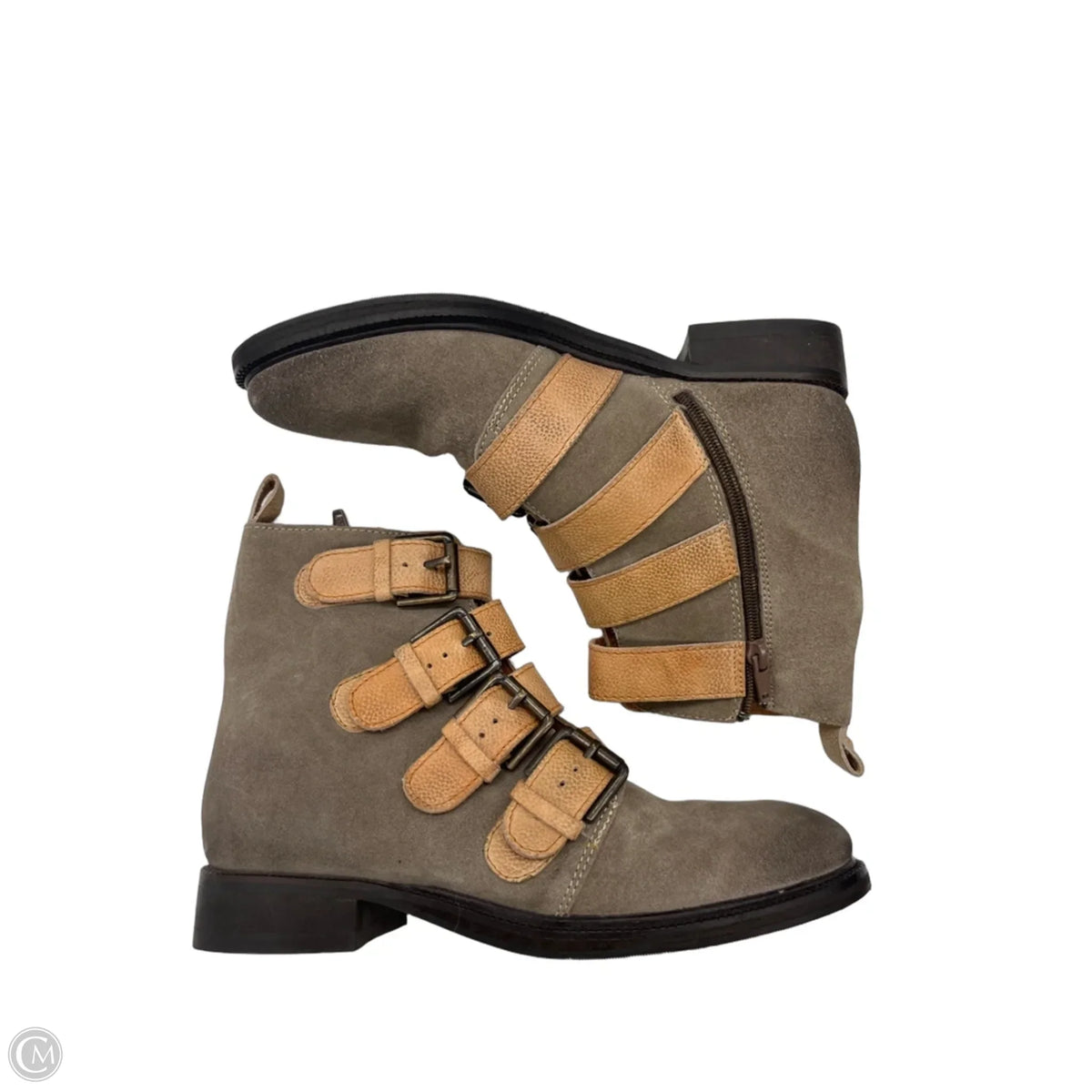 Boots Leather By Cmc In Brown, Size: 9