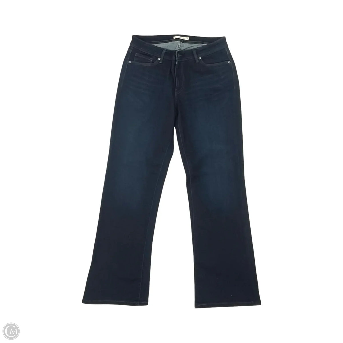 Jeans Boot Cut By Levis In Blue Denim, Size: 16