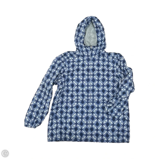 Jacket Windbreaker By Duluth Trading In Blue & White, Size: Xl