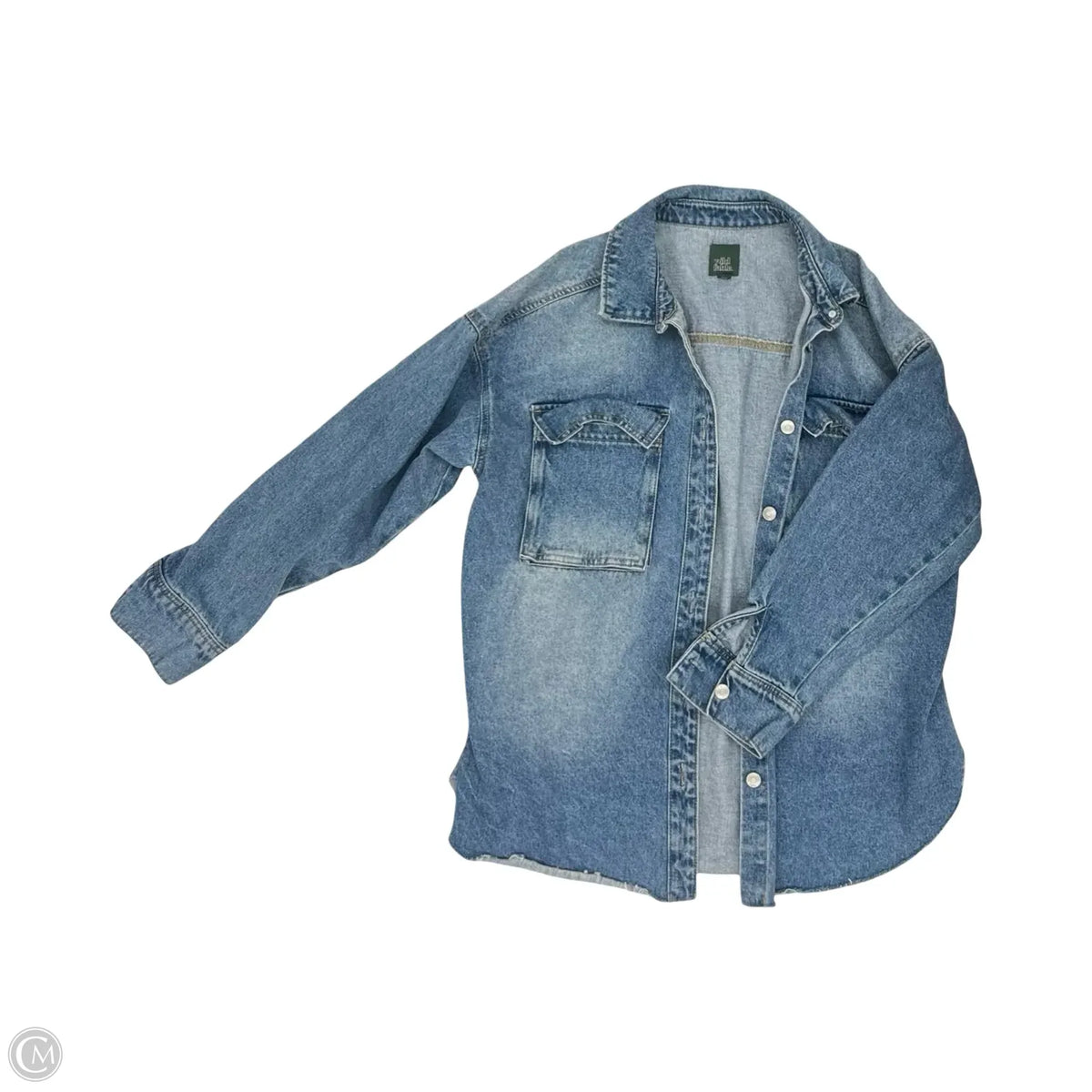 Jacket Denim By Wild Fable In Blue Denim, Size: L