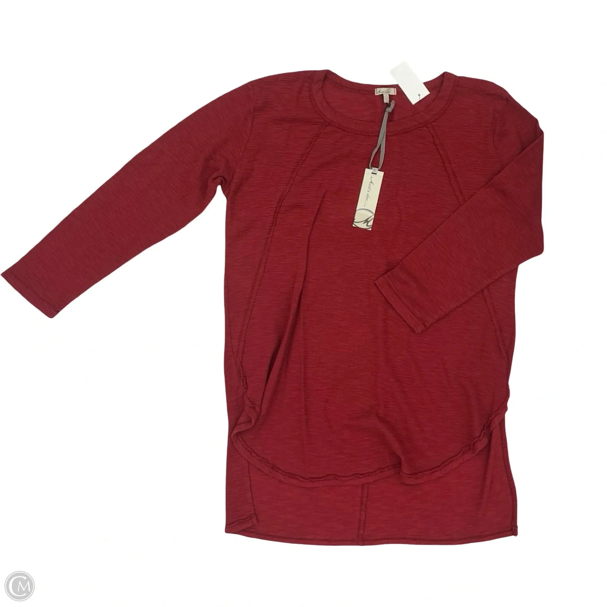 Blouse Long Sleeve By Modadoc In Red, Size: L