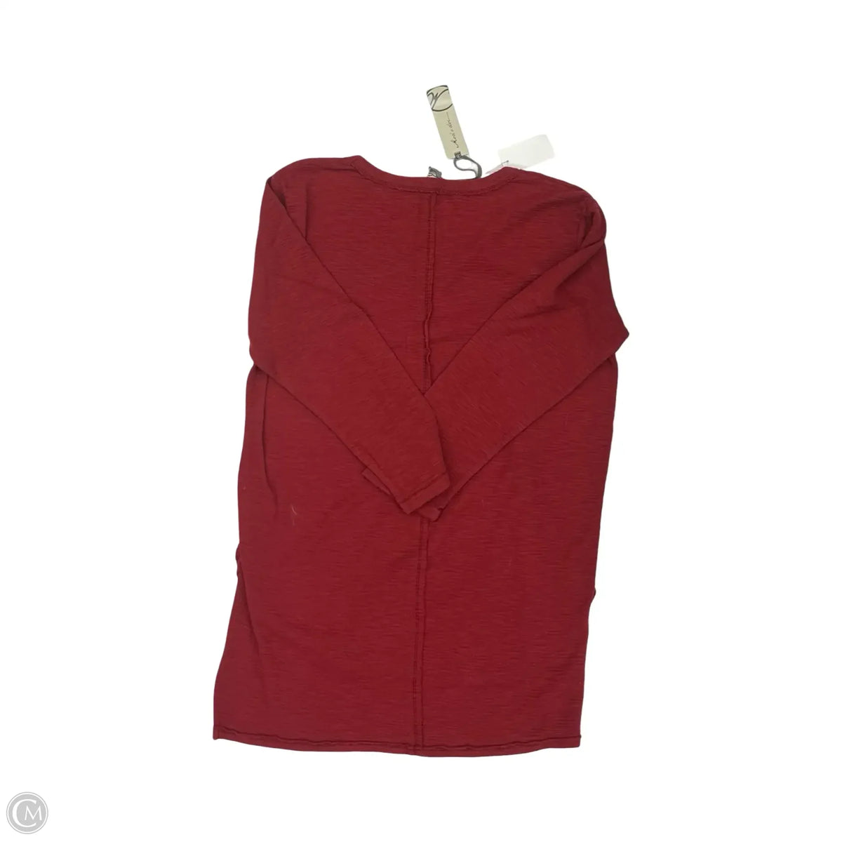 Blouse Long Sleeve By Modadoc In Red, Size: L