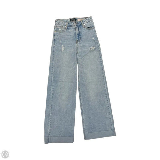 Jeans Straight By Bcbgeneration In Blue Denim, Size: 0