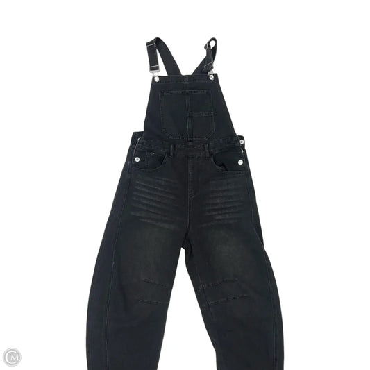 Overalls By Clothes Mentor In Black Denim, Size: M