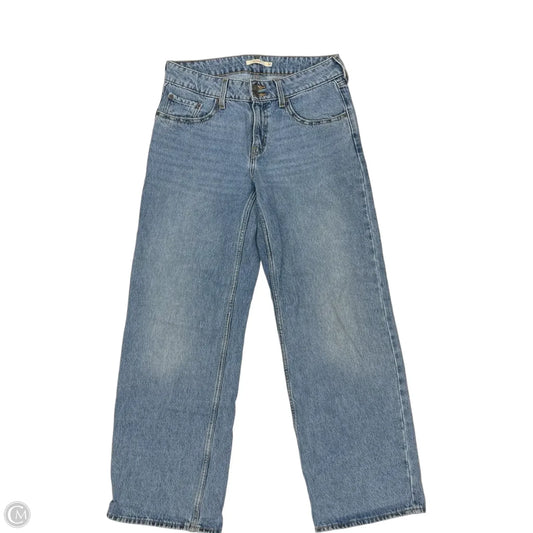 Jeans Wide Leg By Levis In Blue Denim, Size: 10