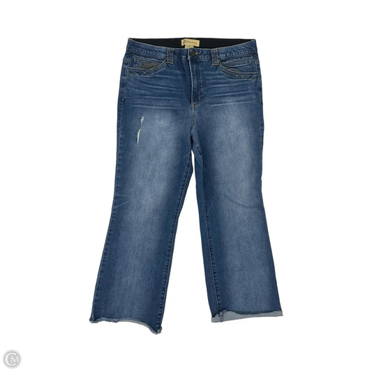 Jeans Straight By Democracy In Blue Denim, Size: 16