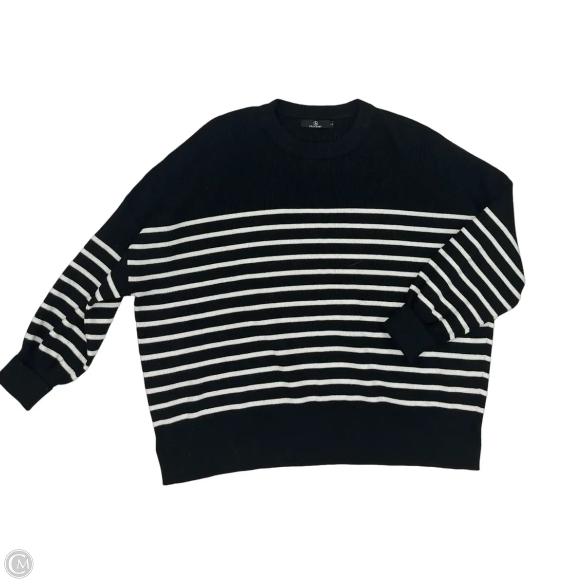 Sweater By Lillusory In Black & White, Size: L