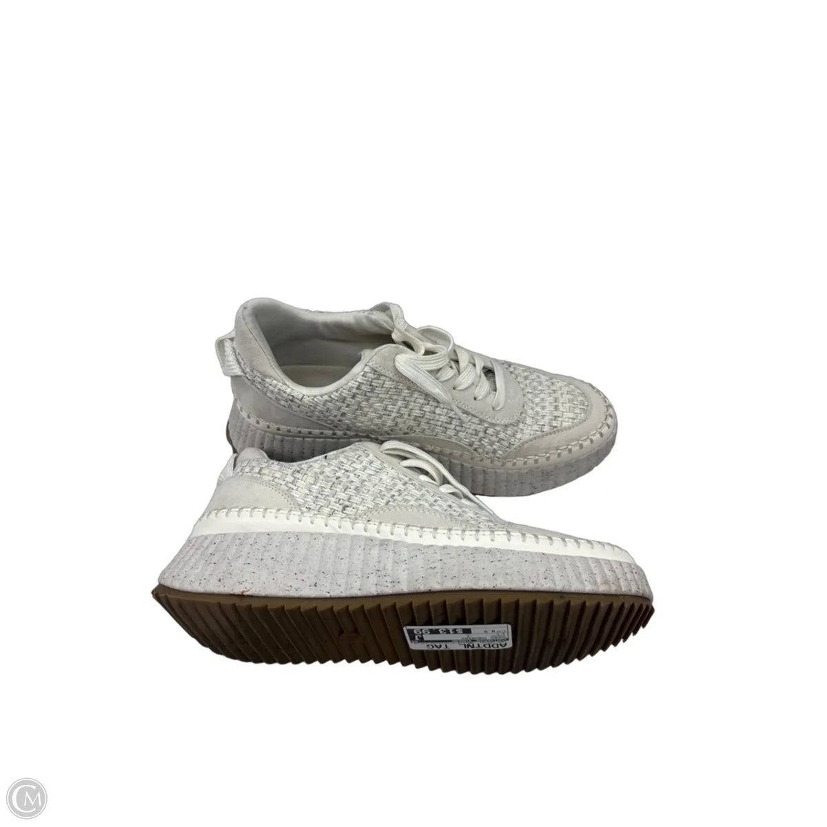 Shoes Sneakers By Universal Thread In Cream, Size: 9.5