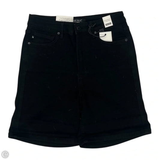 Shorts By Judy Blue In Black Denim, Size: L