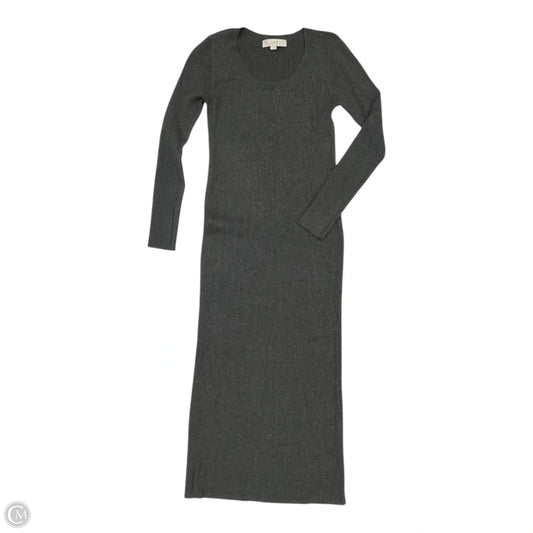 Dress Sweater By Loft In Grey, Size: S