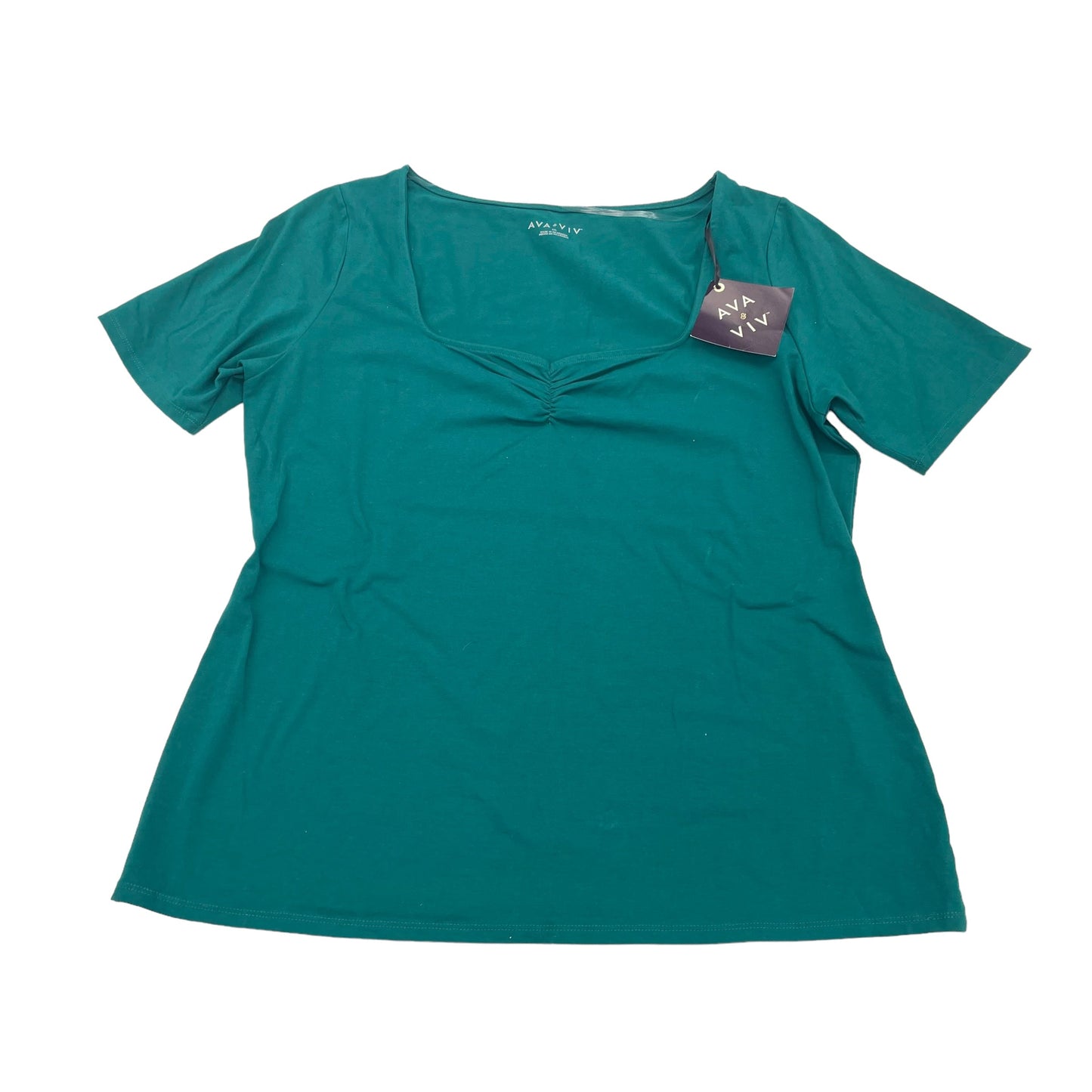 Top Short Sleeve By Ava & Viv  Size: Xxl