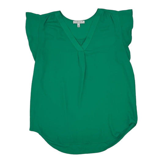 Green Blouse Short Sleeve Chaus, Size S