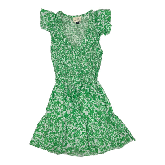 Green Dress Casual Short Universal Thread, Size Xs