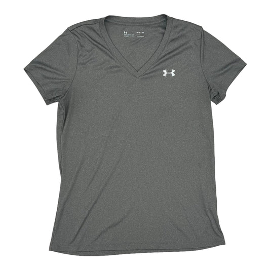 Grey Athletic Top Short Sleeve Under Armour, Size M
