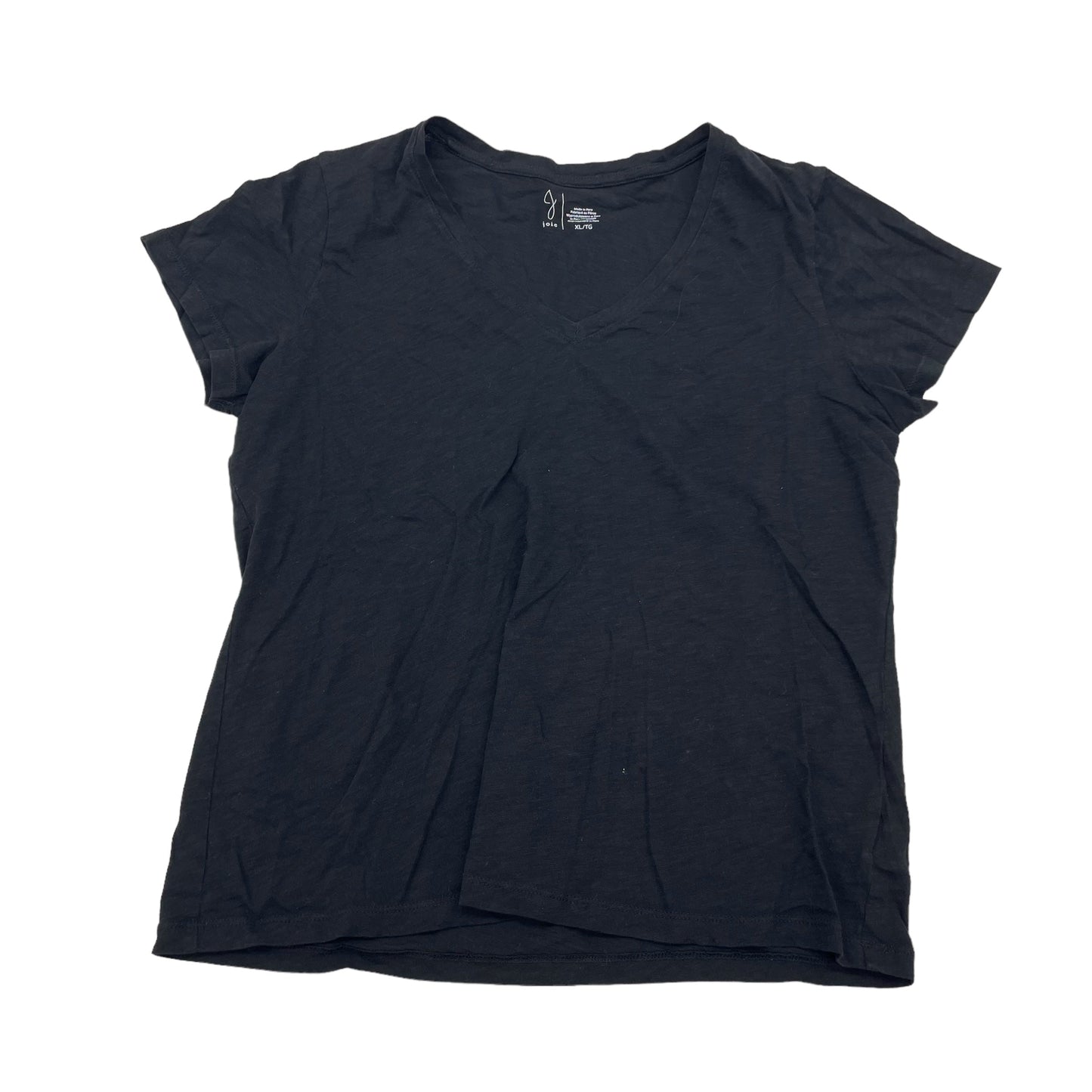 Black Top Short Sleeve Basic Joie, Size Xl