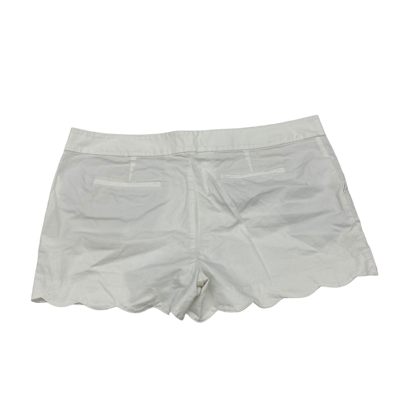 Cream Shorts Loft, Size 18