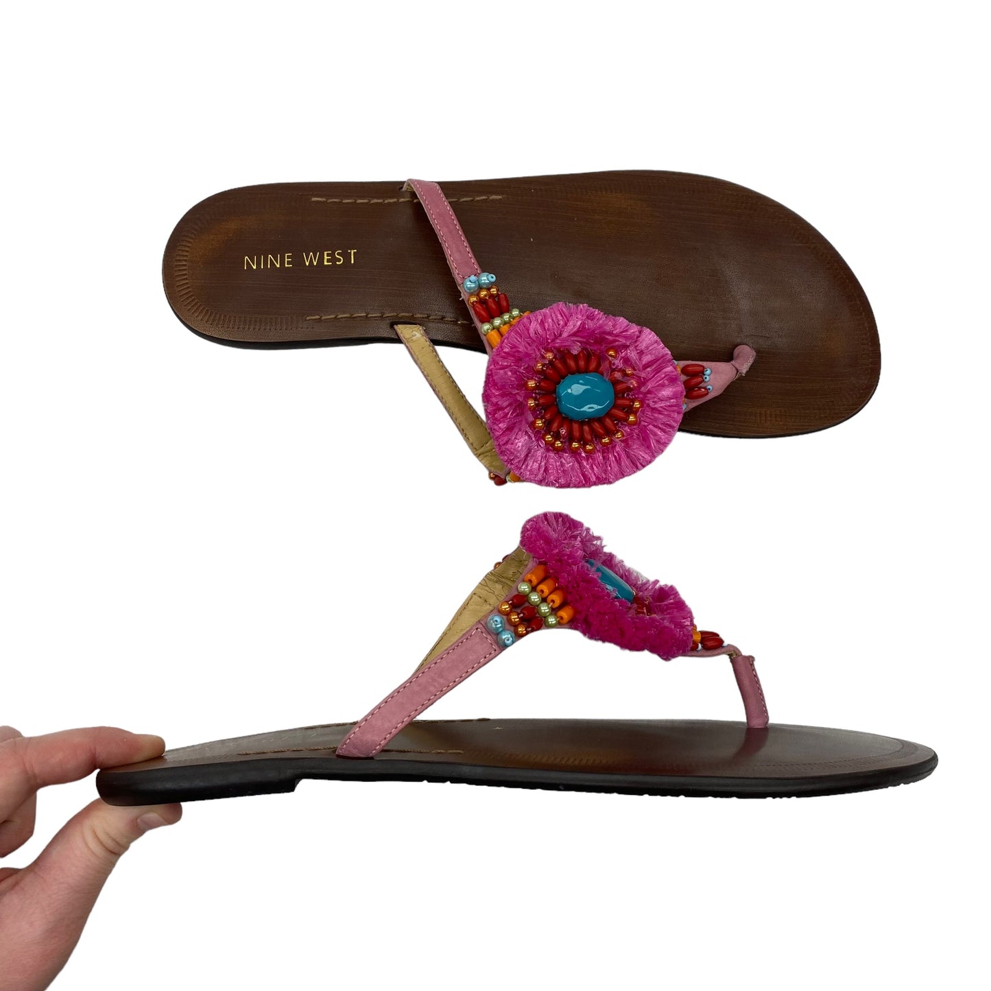 Sandals Flip Flops By Nine West  Size: 9