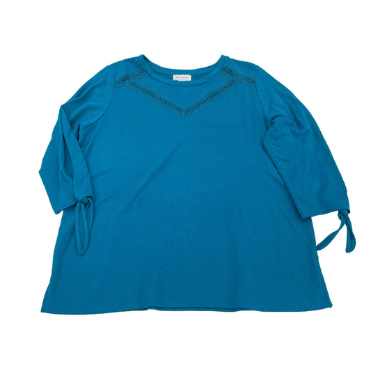 Top 3/4 Sleeve By Liz Claiborne  Size: Xxl