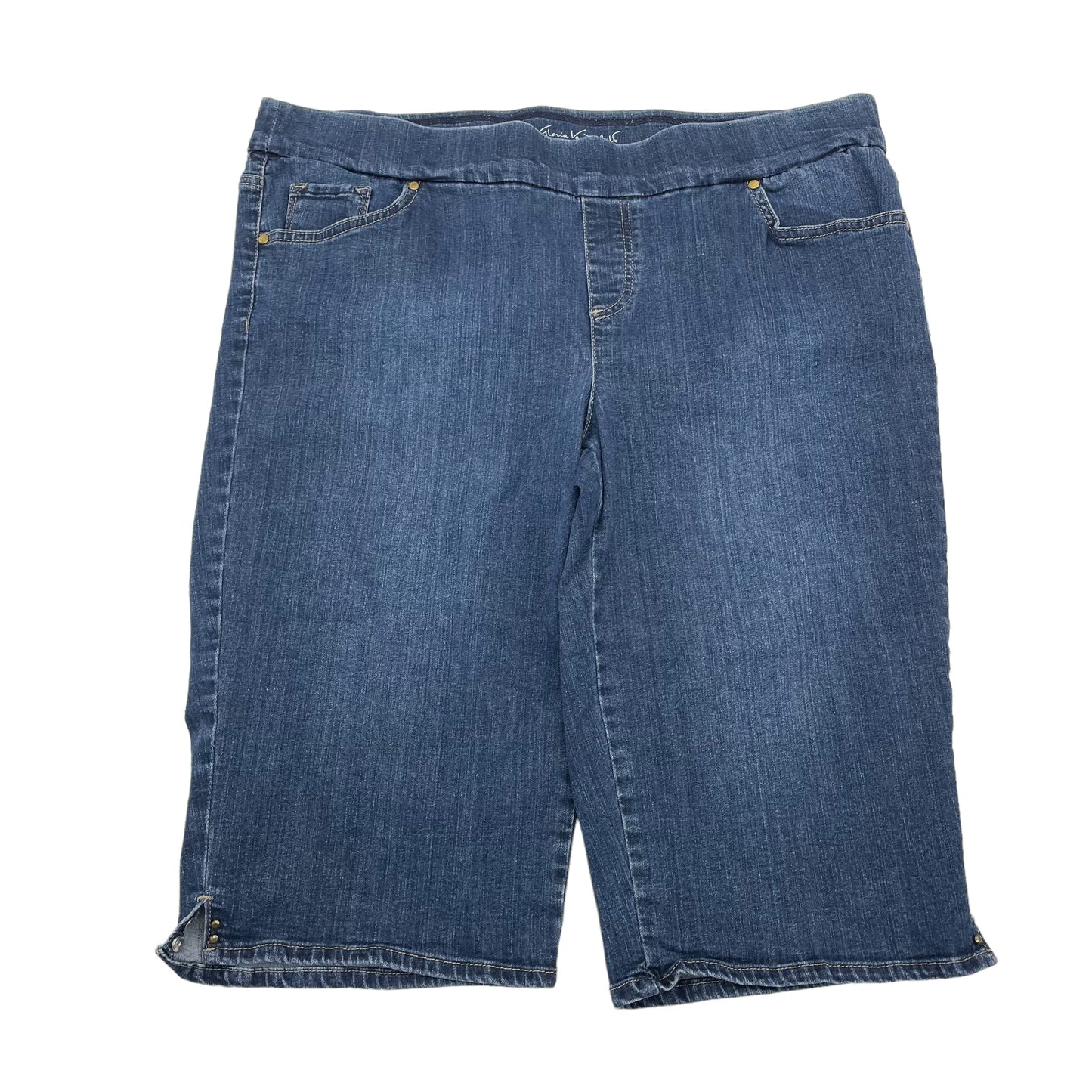 Blue Denim Shorts Gloria Vanderbilt, Size 18w