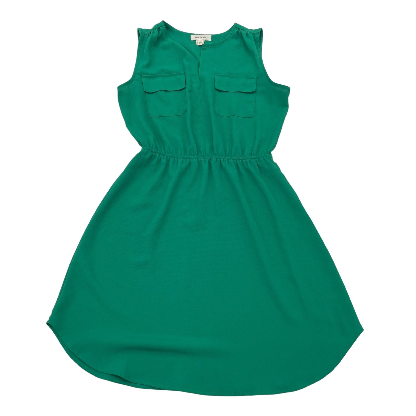 Green Dress Casual Short Monteau, Size S