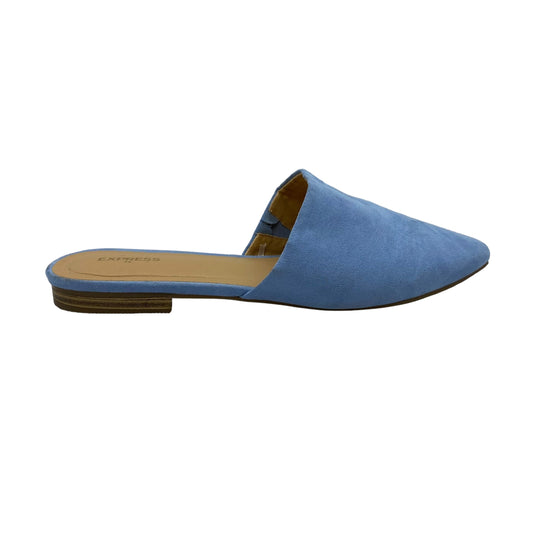 Blue Shoes Flats Express, Size 8