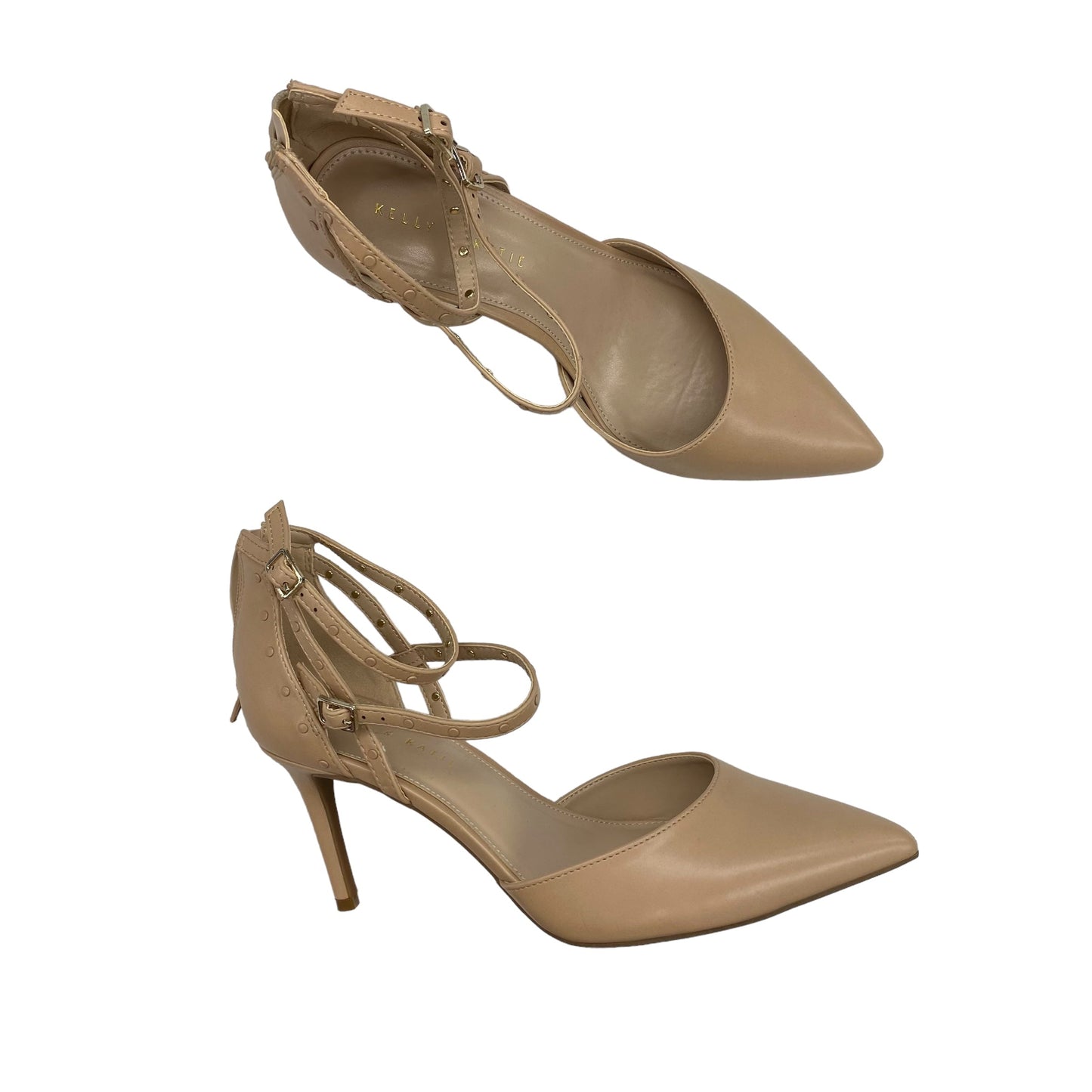 Tan Shoes Heels Stiletto Kelly And Katie, Size 11