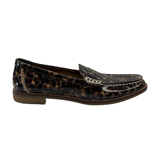 Tortoise Shell Print Shoes Flats Sperry, Size 11