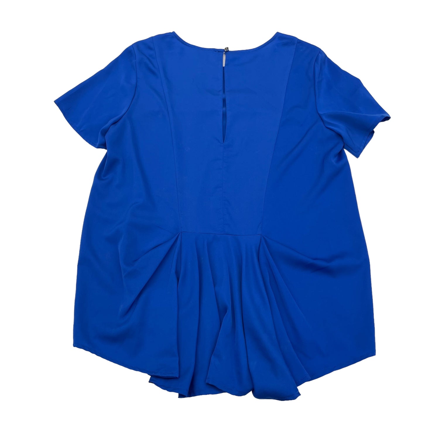 Blue Top Short Sleeve Designer Michael Kors, Size M