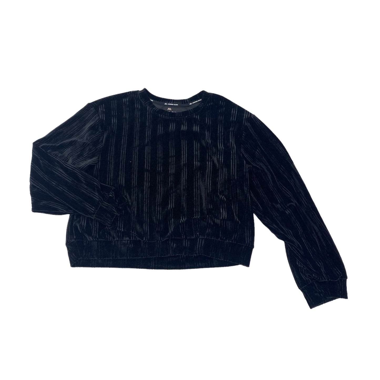 Athletic Top Long Sleeve Crewneck By Andrew Marc  Size: M