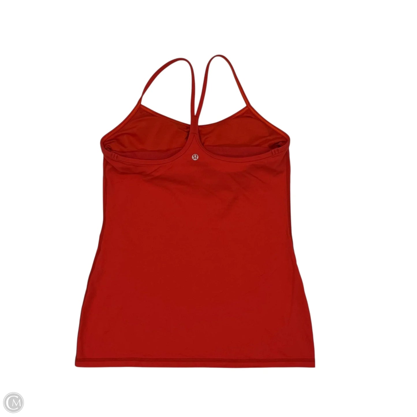Athletic Tank Top By Lululemon In Orange, Size: L