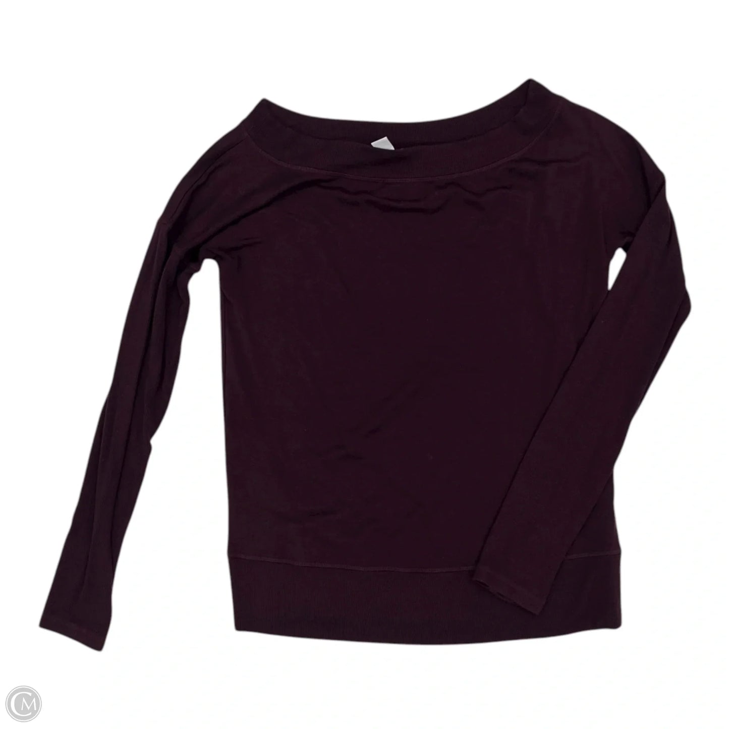 Top Long Sleeve By Athleta In Purple, Size: M