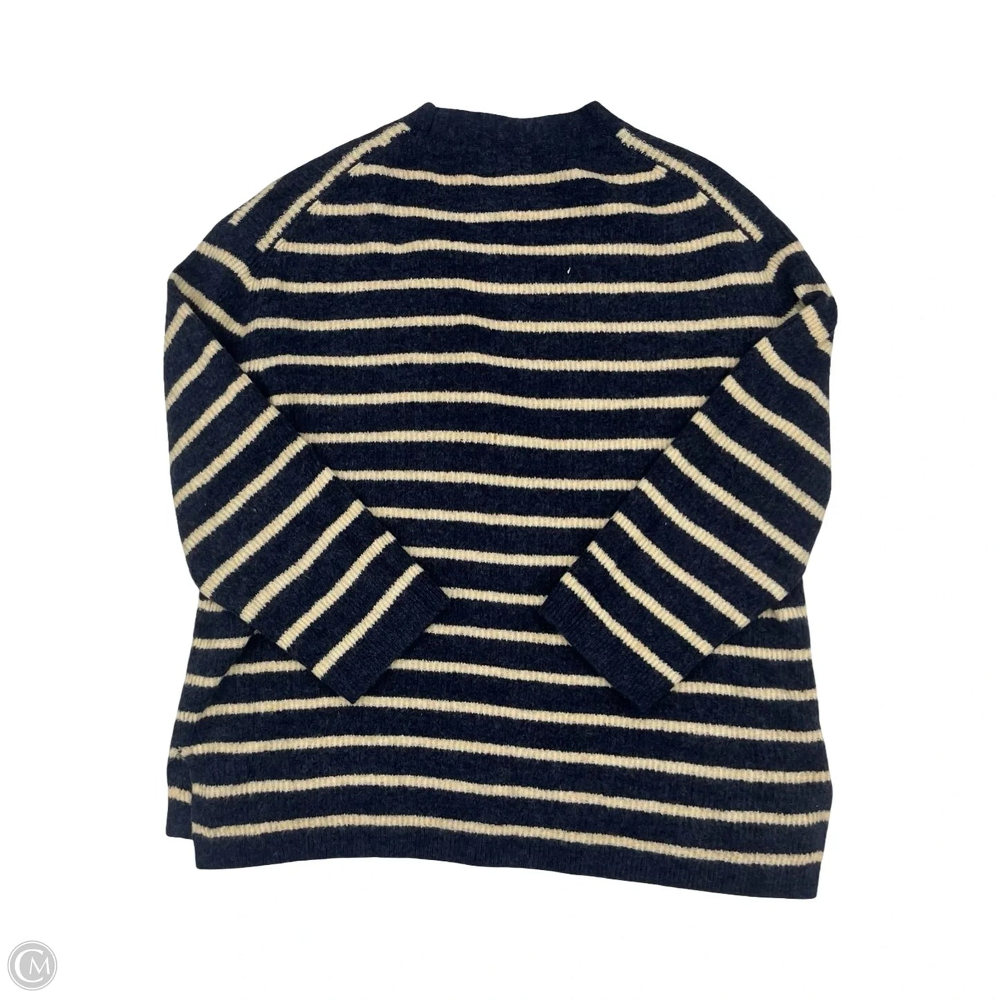 Sweater Cardigan By Primark In Blue & Tan, Size: L