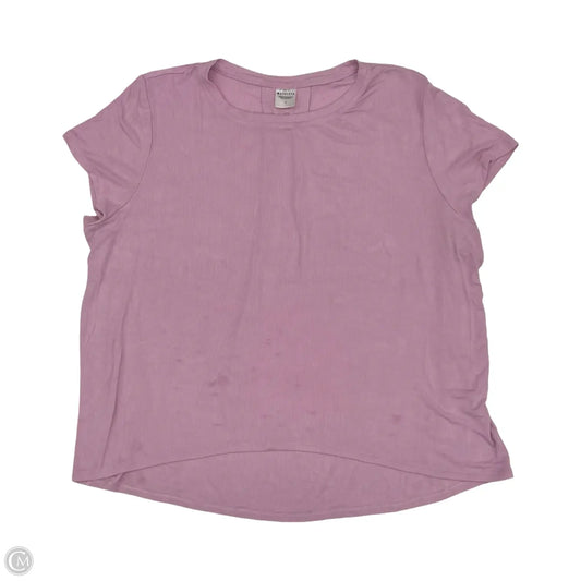 Top Short Sleeve By Athleta In Pink, Size: L