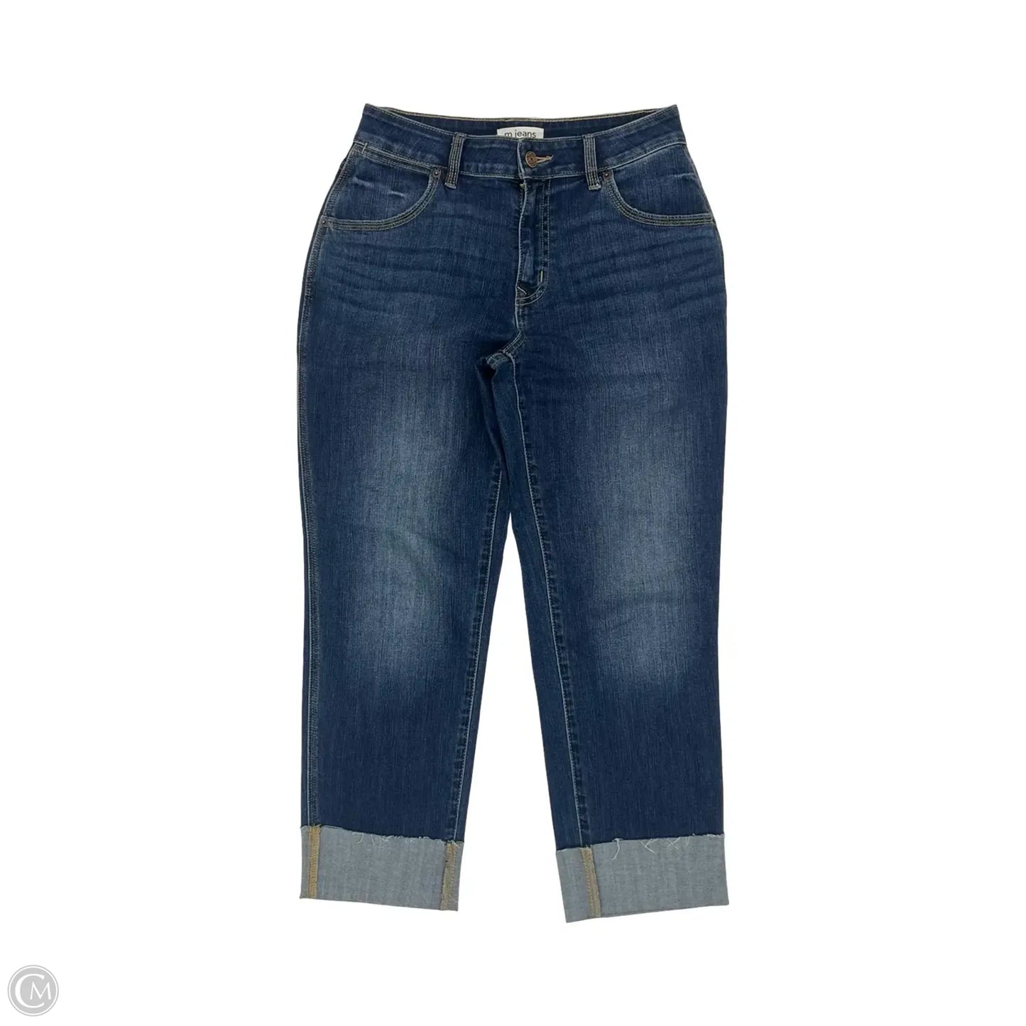 Jeans Cropped By Maurices In Blue Denim, Size: 4