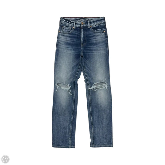 Jeans Straight By Maurices In Blue Denim, Size: 6p