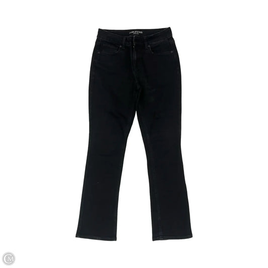 Jeans Straight By Maurices In Black, Size: 4p