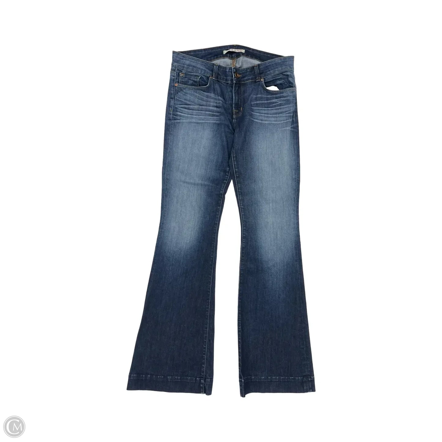 Jeans Flared By Clothes Mentor In Blue Denim, Size: 14