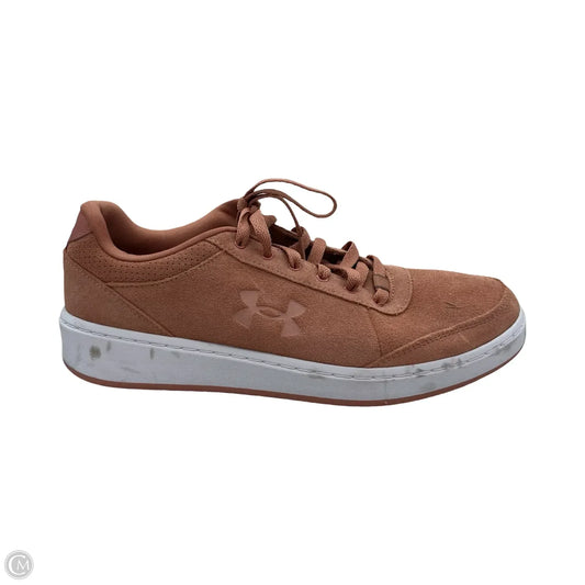 Shoes Sneakers By Under Armour In Orange, Size: 11