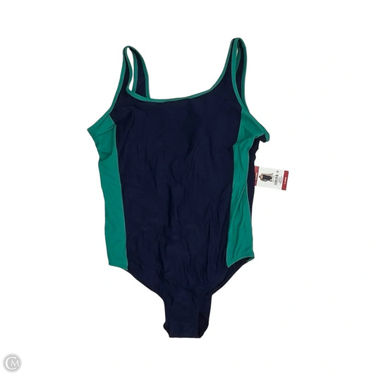 Swimsuit By Lands End In Blue & Green, Size: Xl
