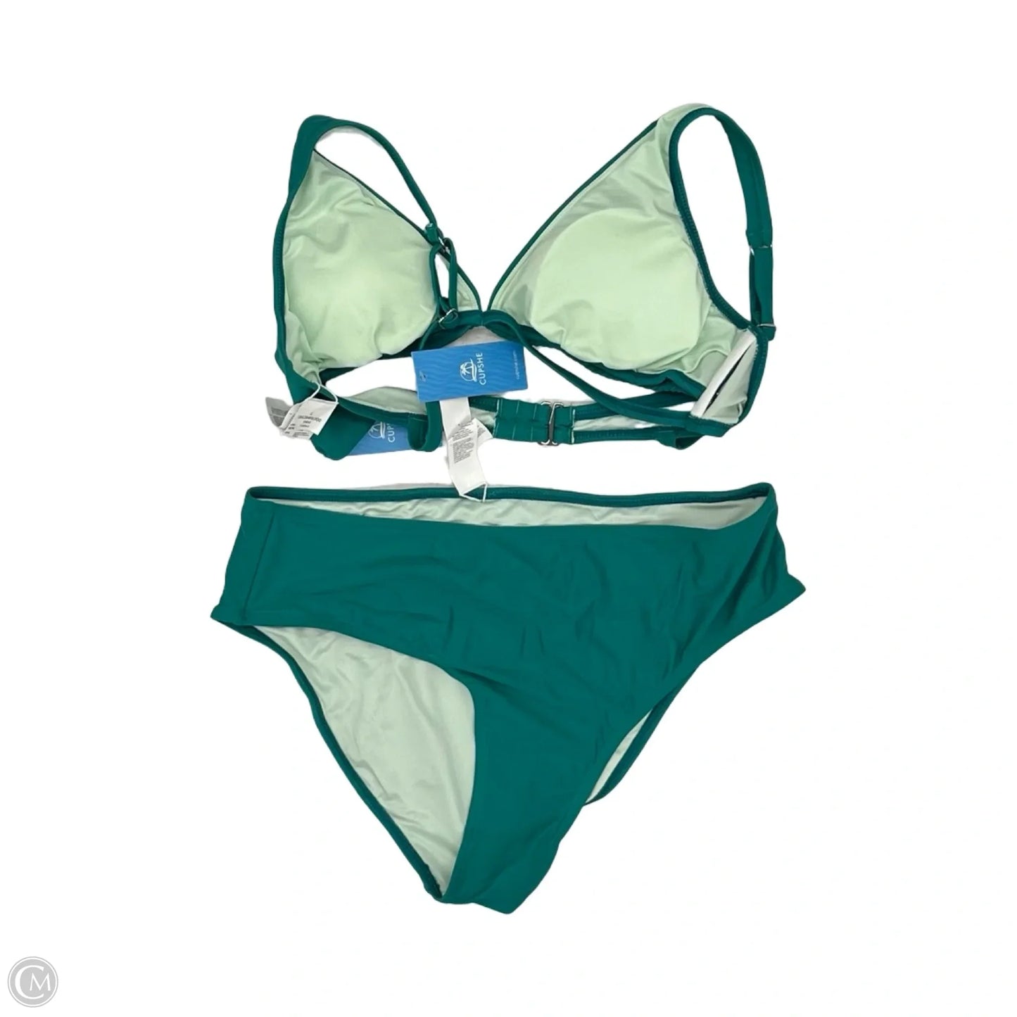 Swimsuit 2pc By Cupshe In Green, Size: L