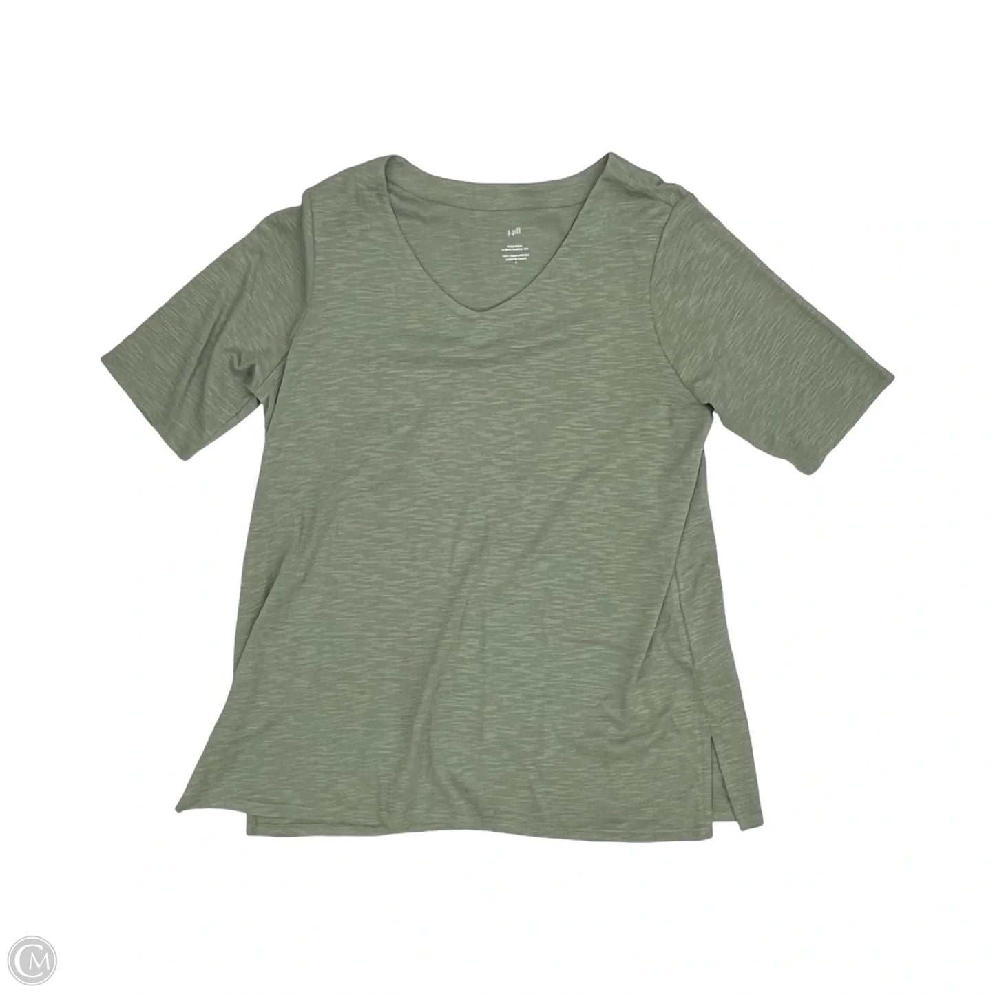 Top Short Sleeve By J. Jill In Green, Size: M