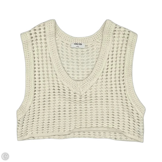 Top Sleeveless By Double Zero In Tan, Size: 1x