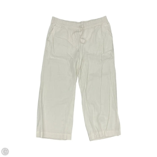 Pants Linen By A New Day In Cream, Size: Xxl